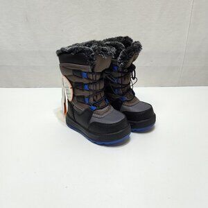 Wonder Nation Toddler Kids Mid-Calf Bungee Winter Boots -20°F Temp Rated Size 6